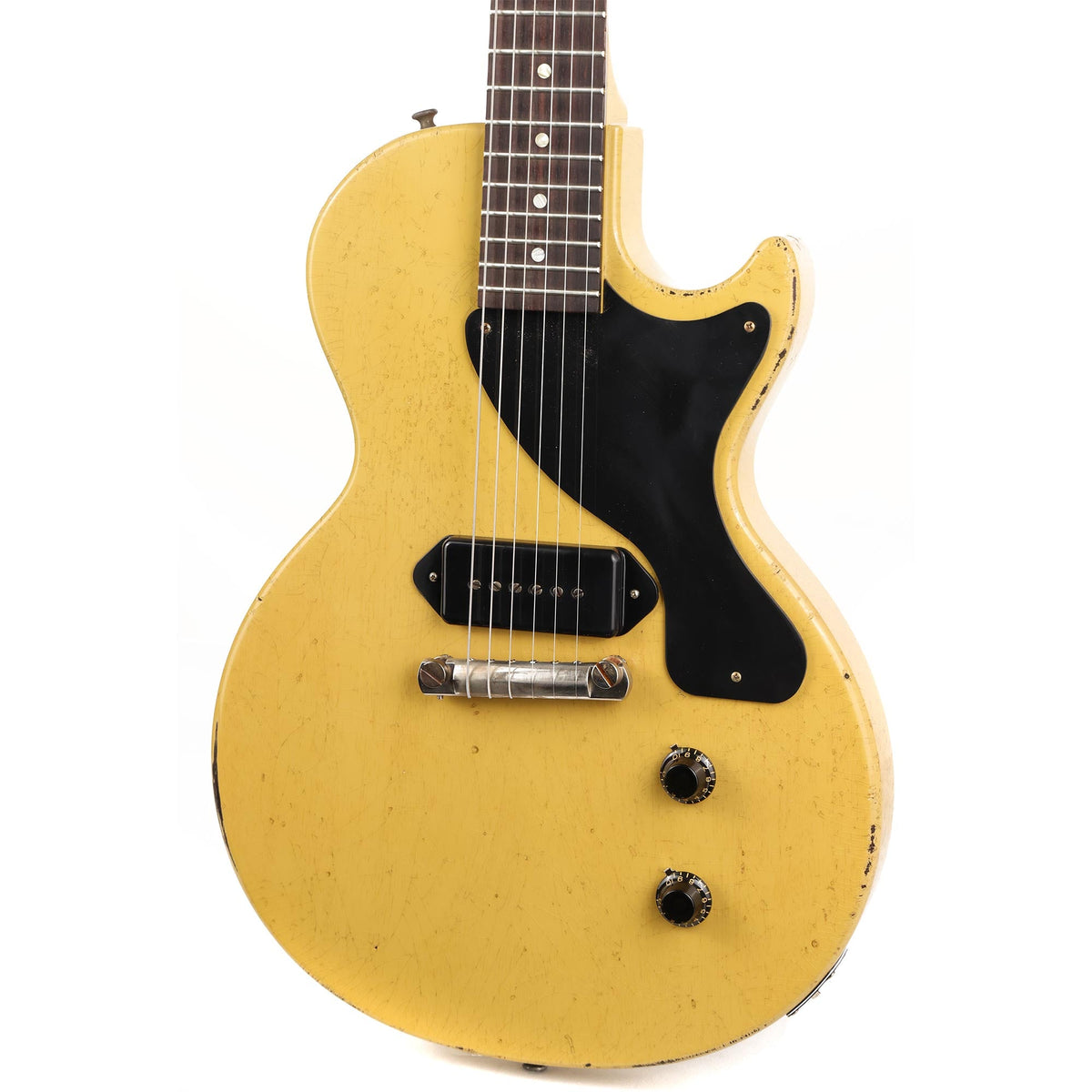 Gibson Custom Shop 1957 Les Paul Junior TV Yellow Murphy Lab Heavy Aged — 6