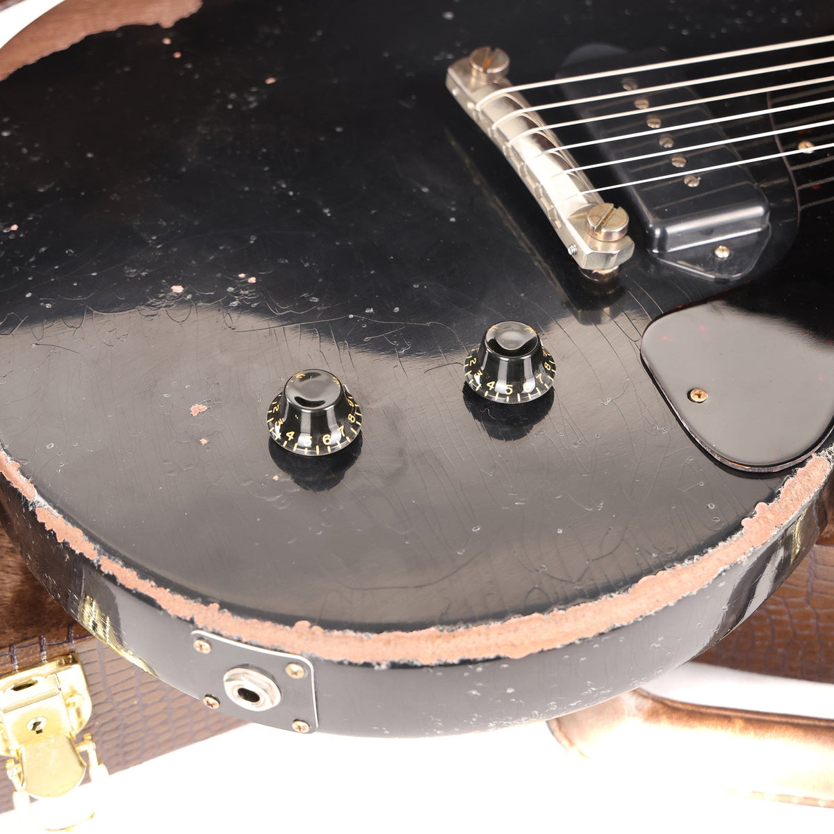 Gibson Custom Shop 1960 Les Paul Junior Double Cut Reissue Murphy Lab Ultra Heavy Aged Ebony 2023 — 11