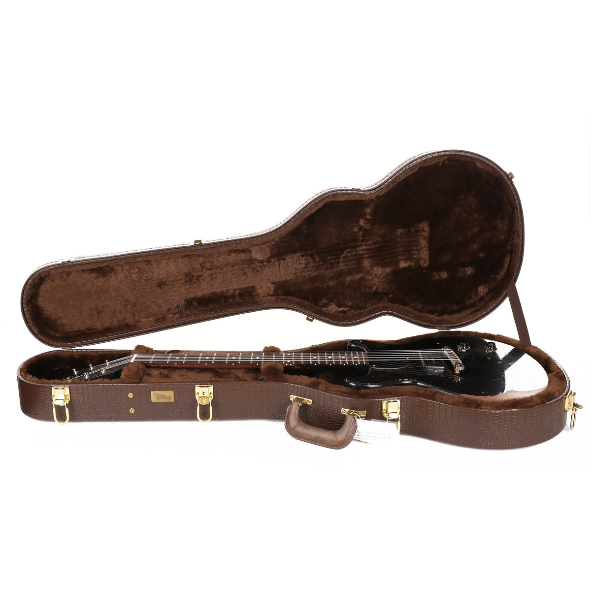 Gibson Custom Shop 1960 Les Paul Junior Double Cut Reissue Murphy Lab Ultra Heavy Aged Ebony 2023 — 12