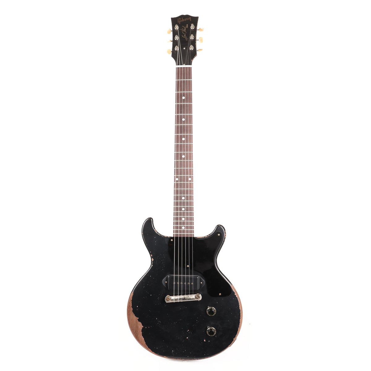 Gibson Custom Shop 1960 Les Paul Junior Double Cut Reissue Murphy Lab Ultra Heavy Aged Ebony 2023 — 2