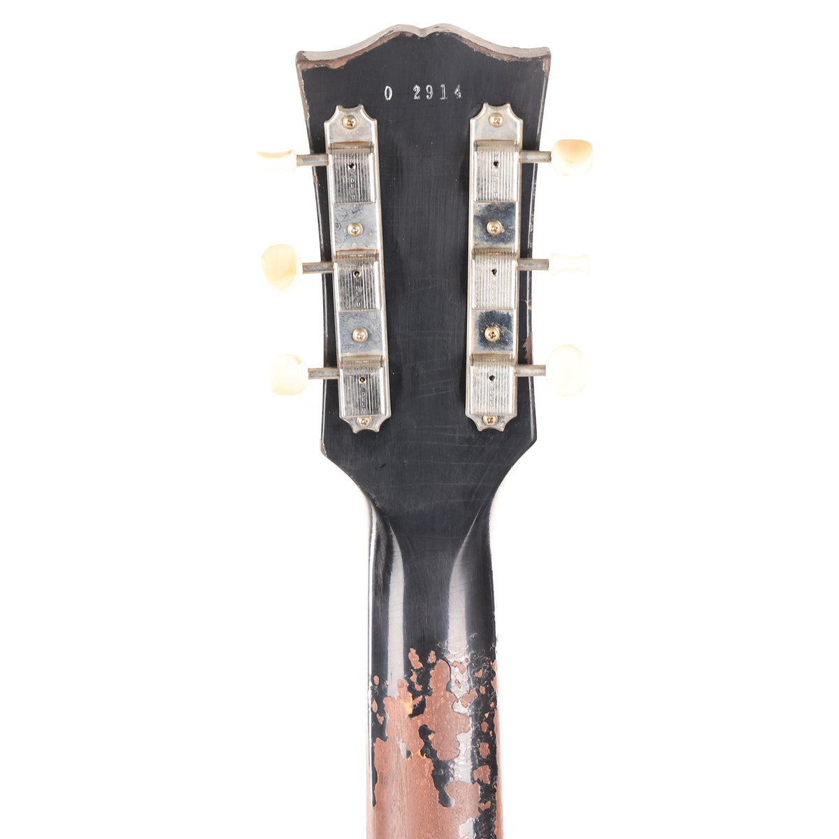 Gibson Custom Shop 1960 Les Paul Junior Double Cut Reissue Murphy Lab Ultra Heavy Aged Ebony 2023 — 5