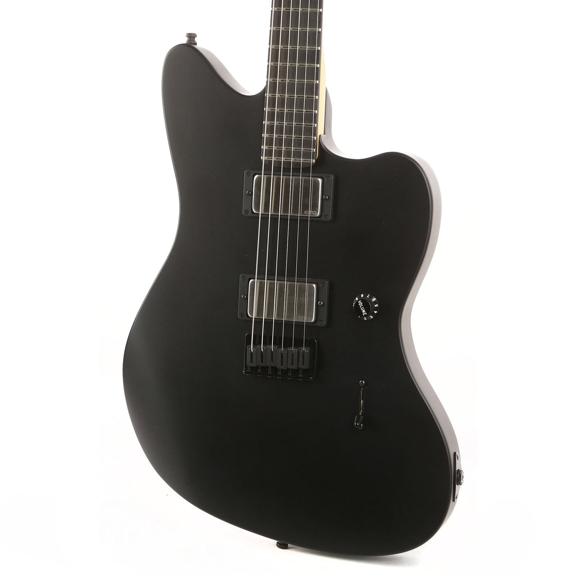Fender Jim Root Jazzmaster Flat Black 2021 | The Music Zoo