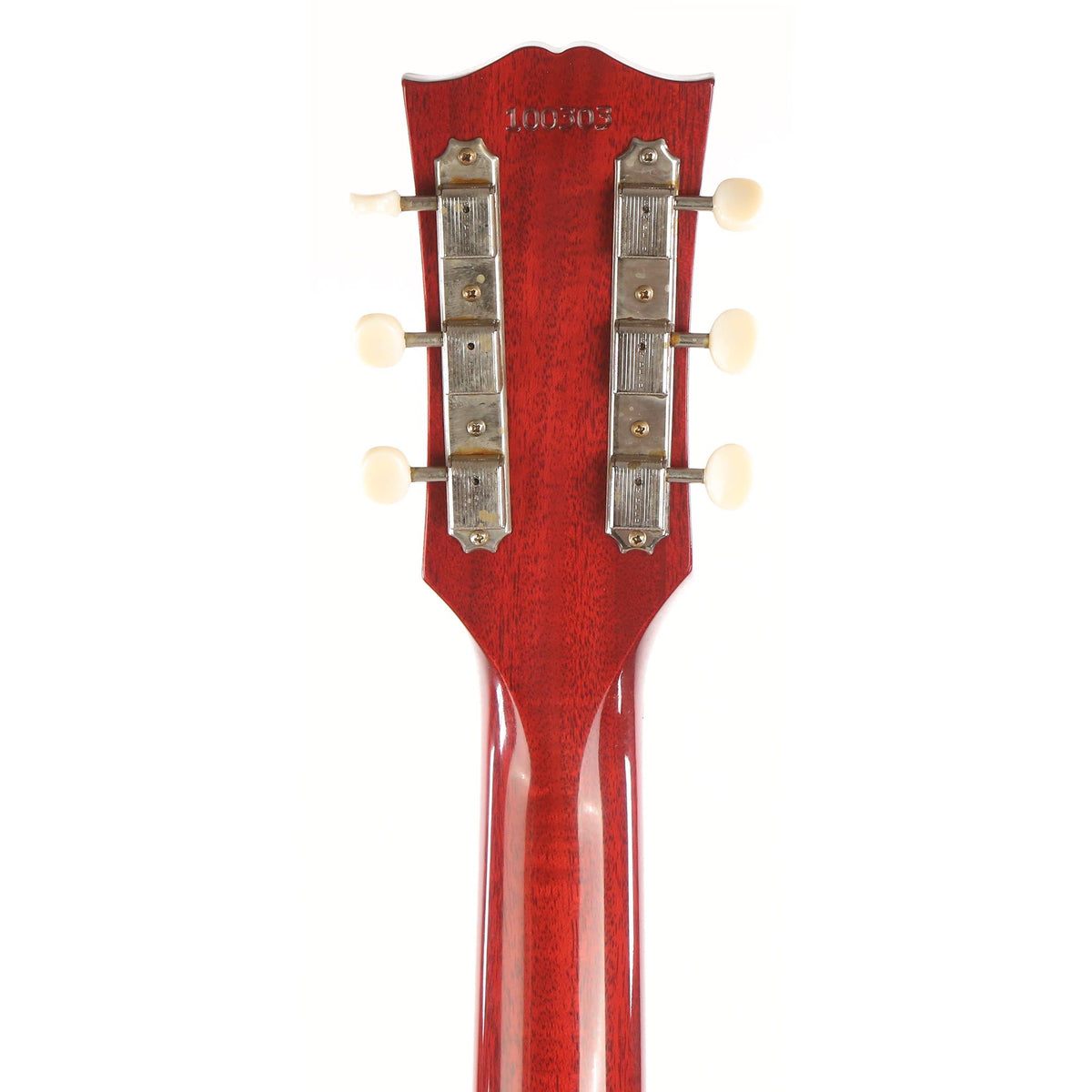 Gibson Custom Shop 1963 SG Junior Reissue Lightning Bar VOS Cherry Red — 5