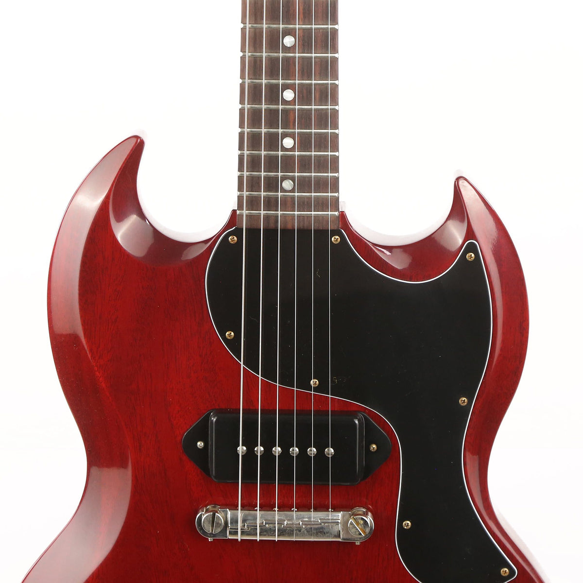 Gibson Custom Shop 1963 SG Junior Reissue Lightning Bar VOS Cherry Red — 6