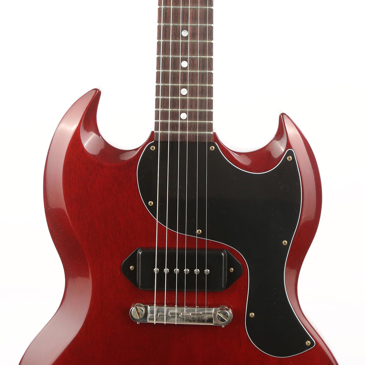 Gibson Custom Shop 1963 SG Junior Reissue Lightning Bar VOS Cherry Red — 6