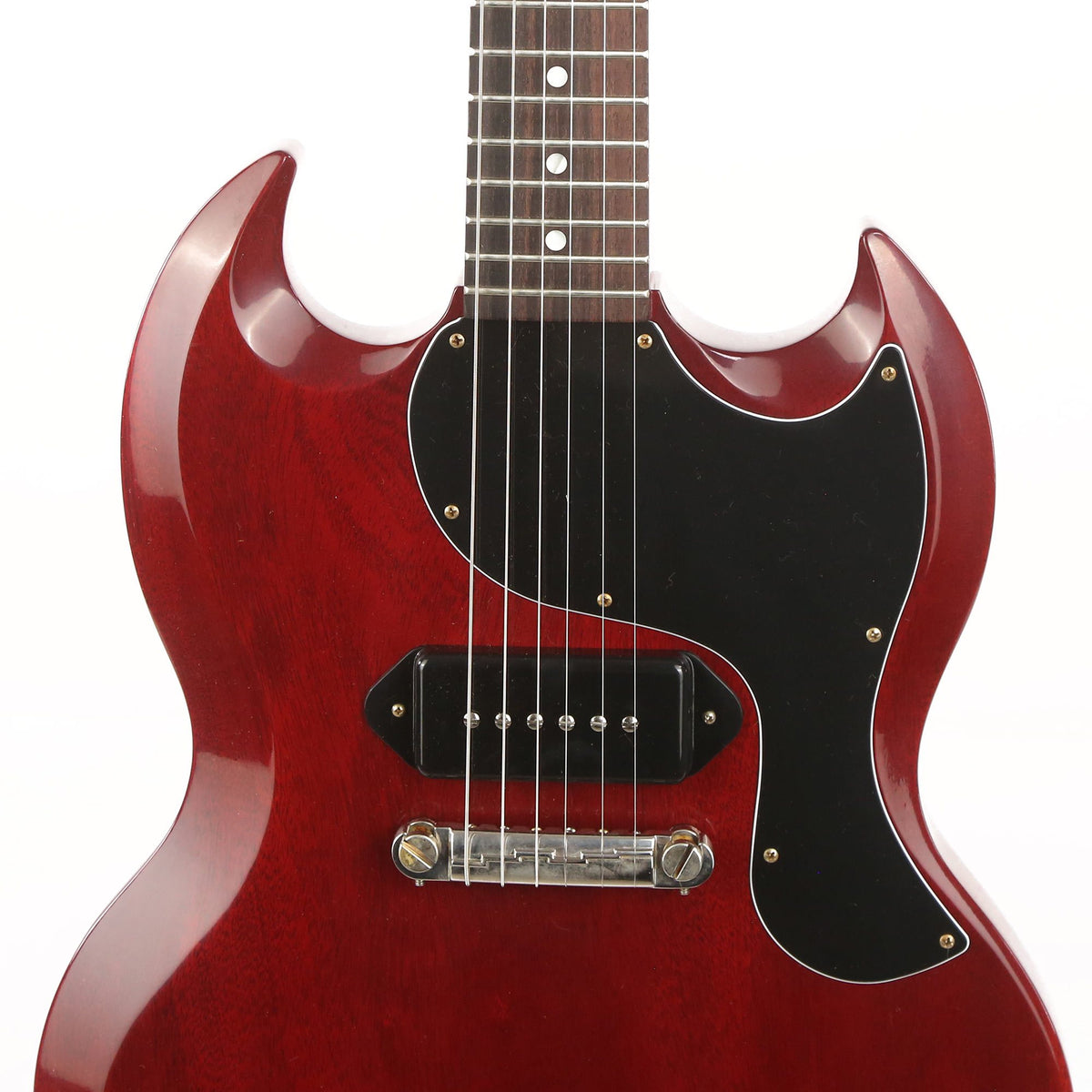 Gibson Custom Shop 1963 SG Junior Reissue Lightning Bar VOS Cherry Red — 6