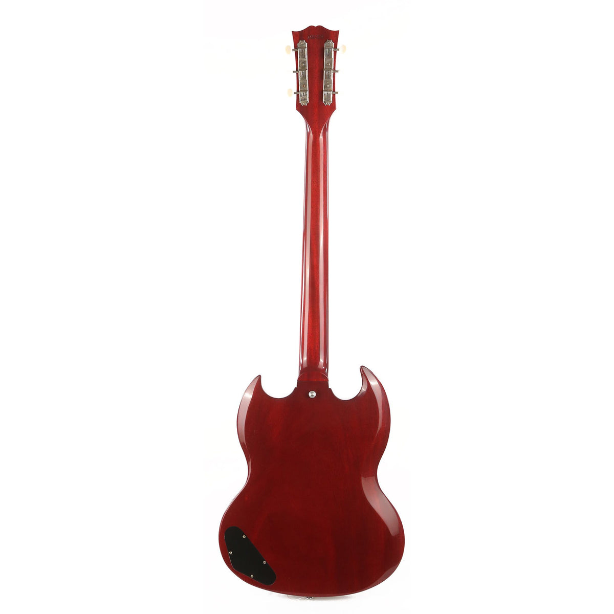 Gibson Custom Shop 1963 SG Junior Reissue Lightning Bar VOS Cherry Red — 3
