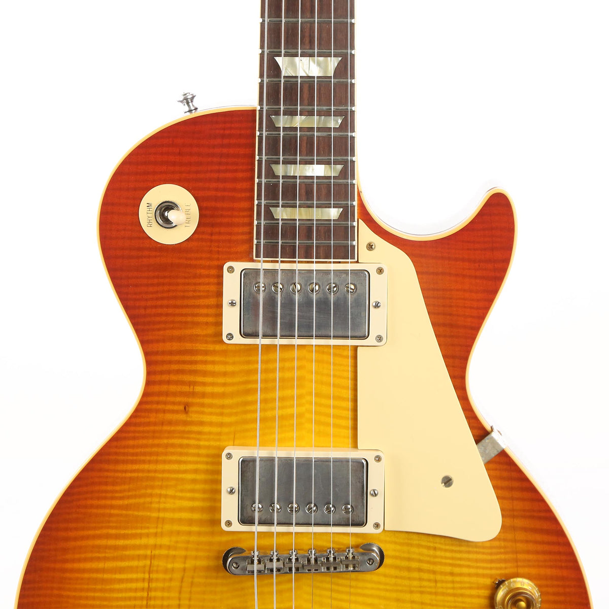 Gibson Custom Shop 1959 Les Paul Standard Reissue Washed Cherry Sunburst VOS 2021 — 6