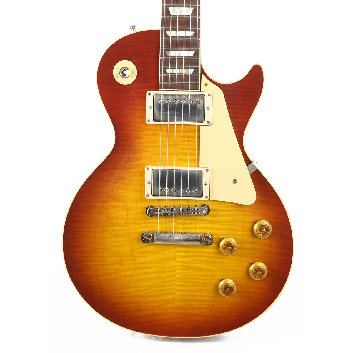 Gibson Custom Shop 1959 Les Paul Standard Reissue Washed Cherry Sunburst VOS — 1