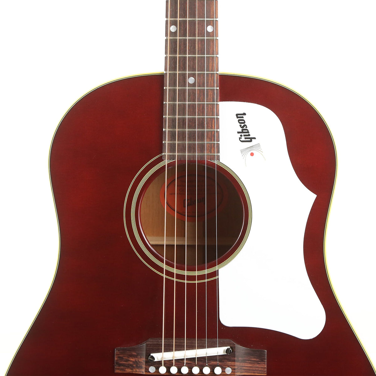 Gibson 60's J-45 Original Adjustable Saddle Wine Red — 6