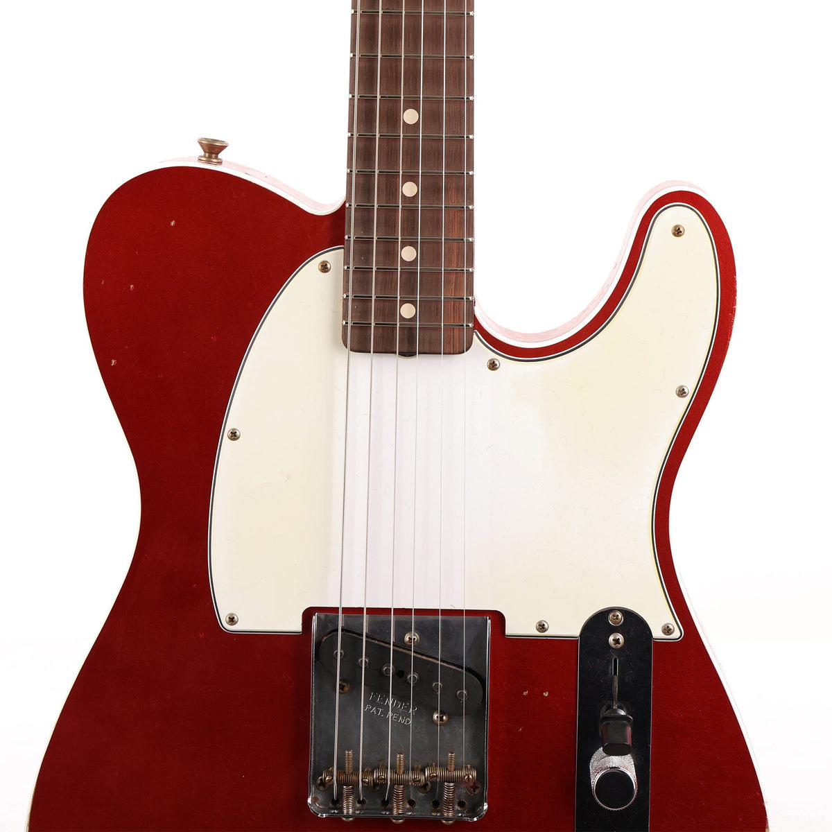 Fender Custom Shop 1961 Esquire Custom Faded Candy Apple Red Brazilian Rosewood Masterbuilt Greg Fessler — 6