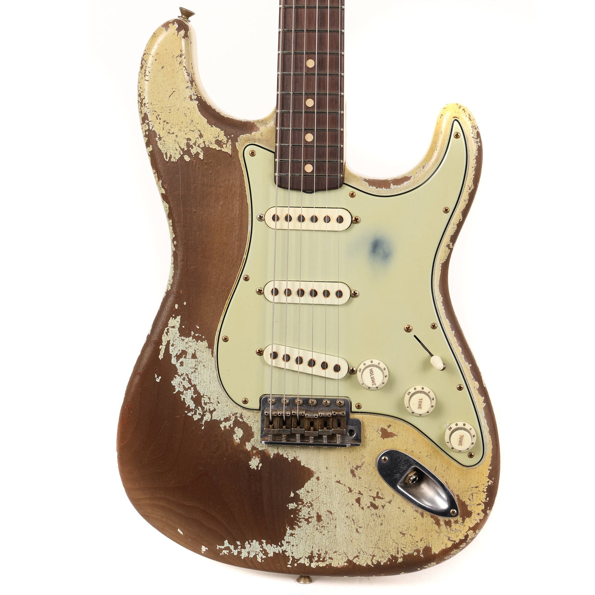 Fender Custom Shop 1963 Stratocaster Heavy Relic Faded Sonic Blue Masterbuilt Dale Wilson — 1