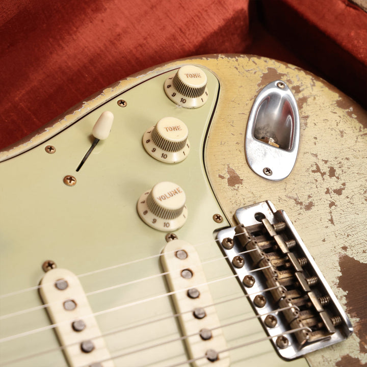 Fender Custom Shop 1963 Stratocaster Heavy Relic Faded Sonic Blue Masterbuilt Dale Wilson