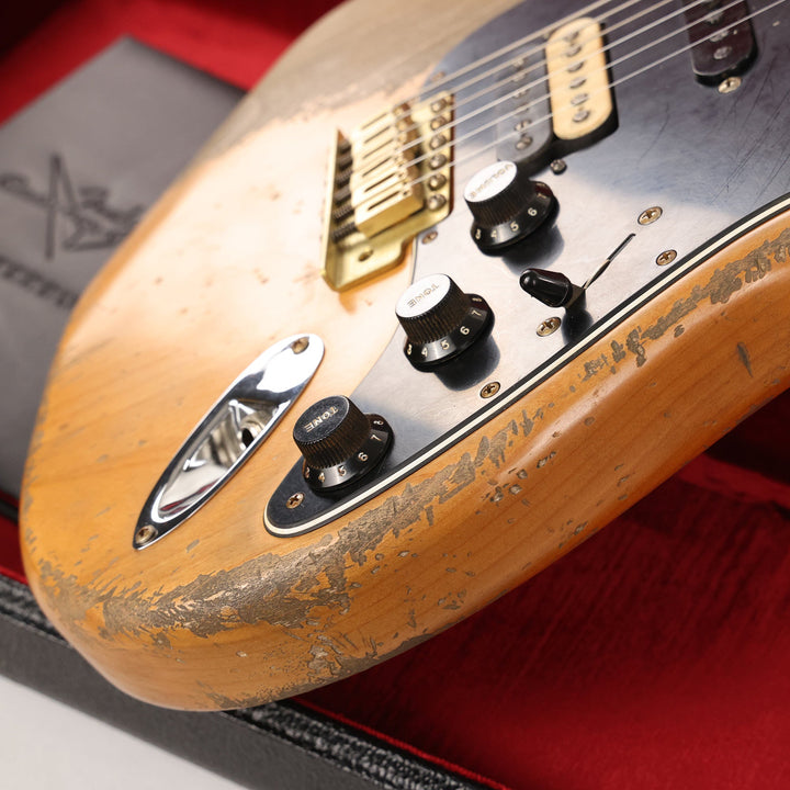 Fender Custom Shop 1966 Stratocaster HSS Ultimate Relic Masterbuilt Jason Smith Aged Natural