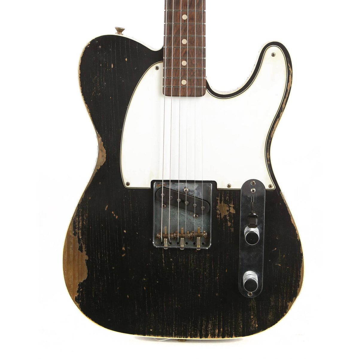 Fender Custom Shop 1961 Esquire Custom Heavy Relic Black Masterbuilt Greg Fessler — 1