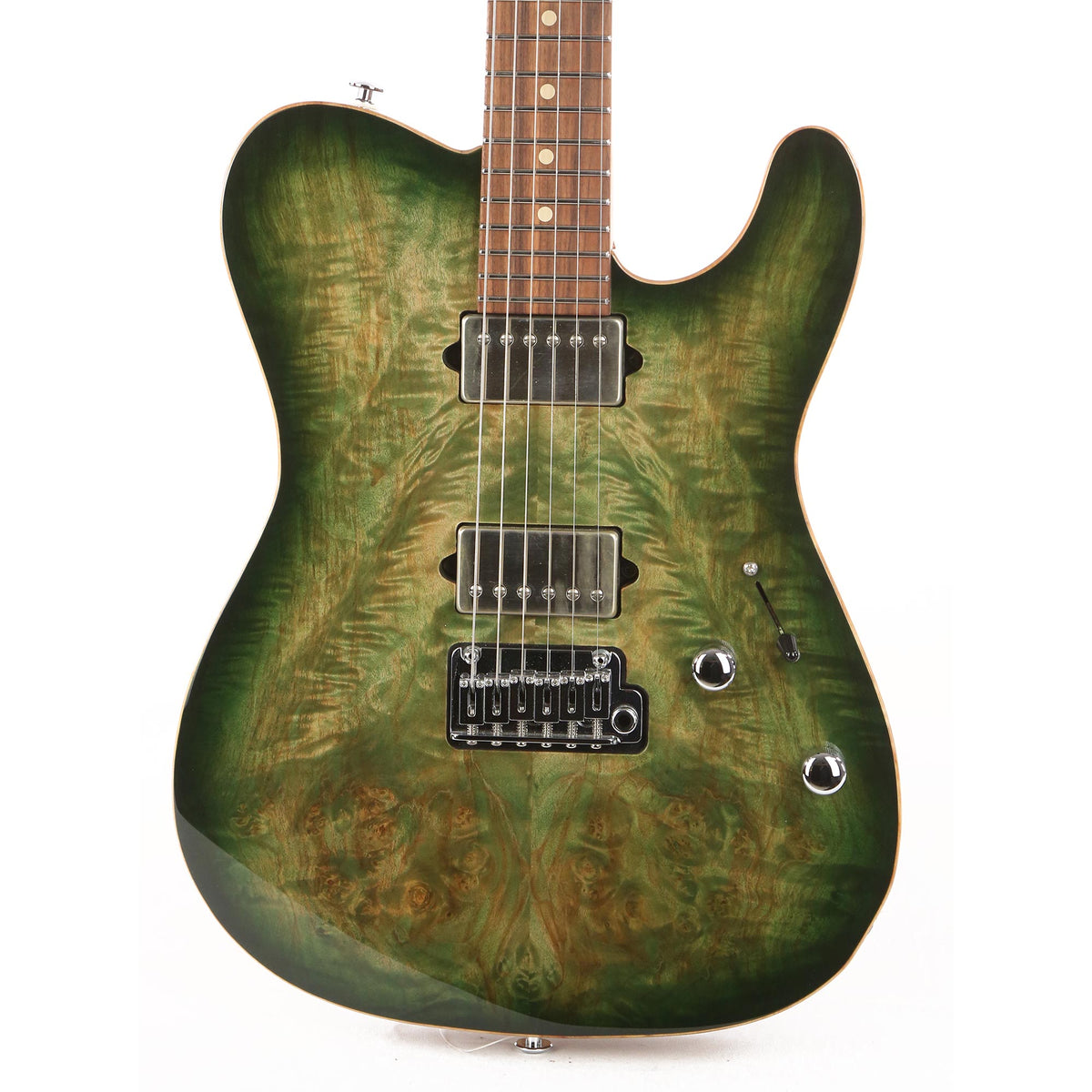 Suhr Modern T Faded Trans Green Burst 2018 — 1