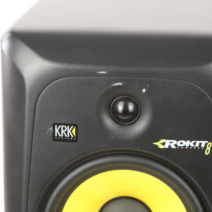 KRK ROKIT 8 2-Way Powered Studio Monitor Pair Used
