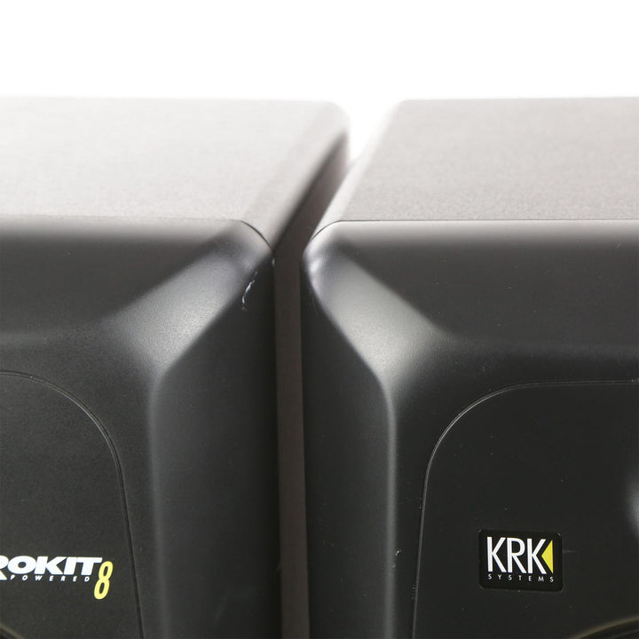KRK ROKIT 8 2-Way Powered Studio Monitor Pair Used