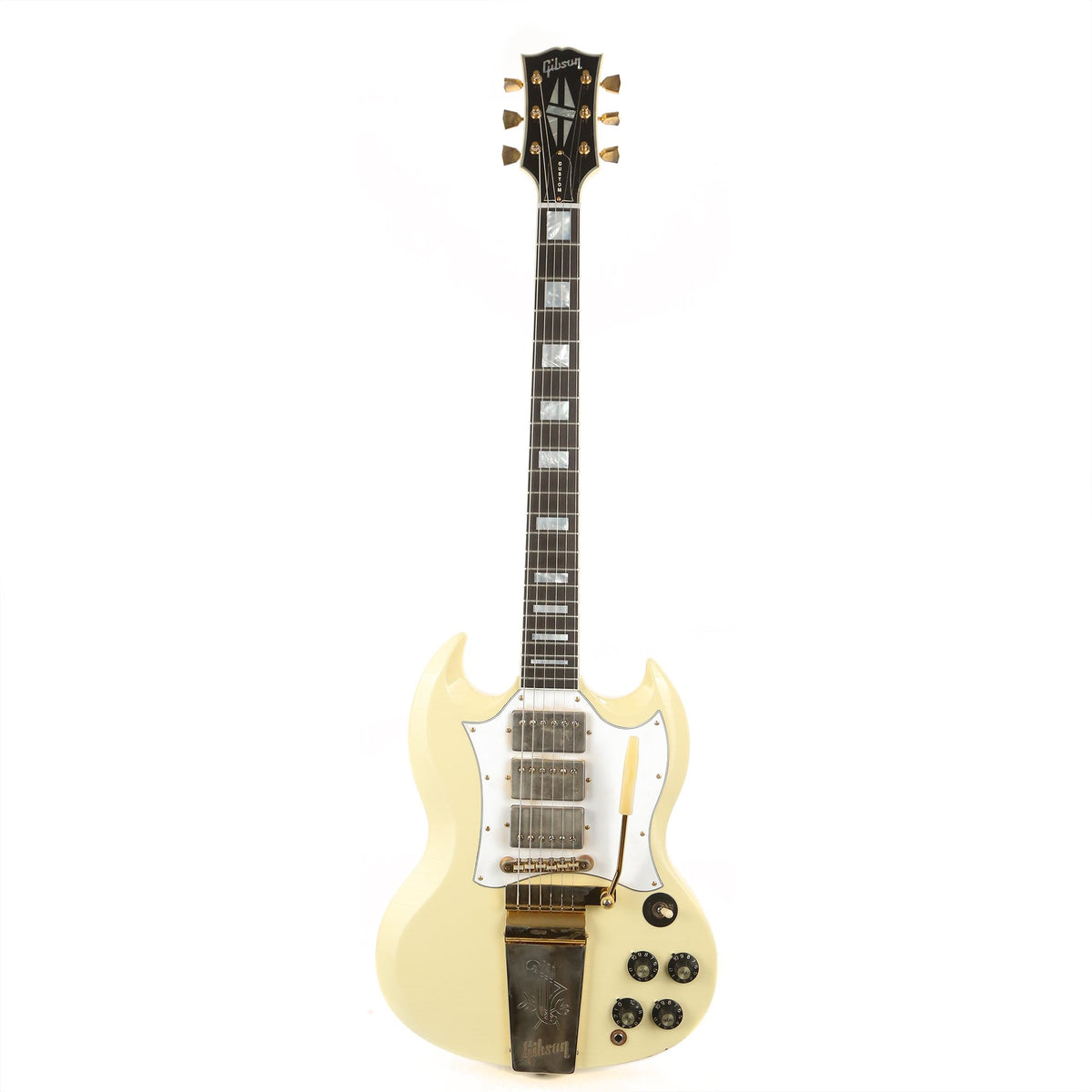 Gibson Custom Shop Jimi Hendrix 1967 SG Custom Aged Polaris White 2020 — 2