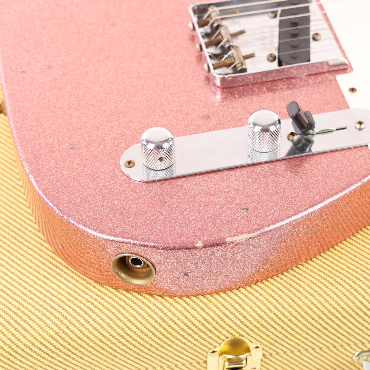 Fender Custom Shop Limited Edition 1955 Telecaster Relic Aged Champagne Sparkle 2021 — 9