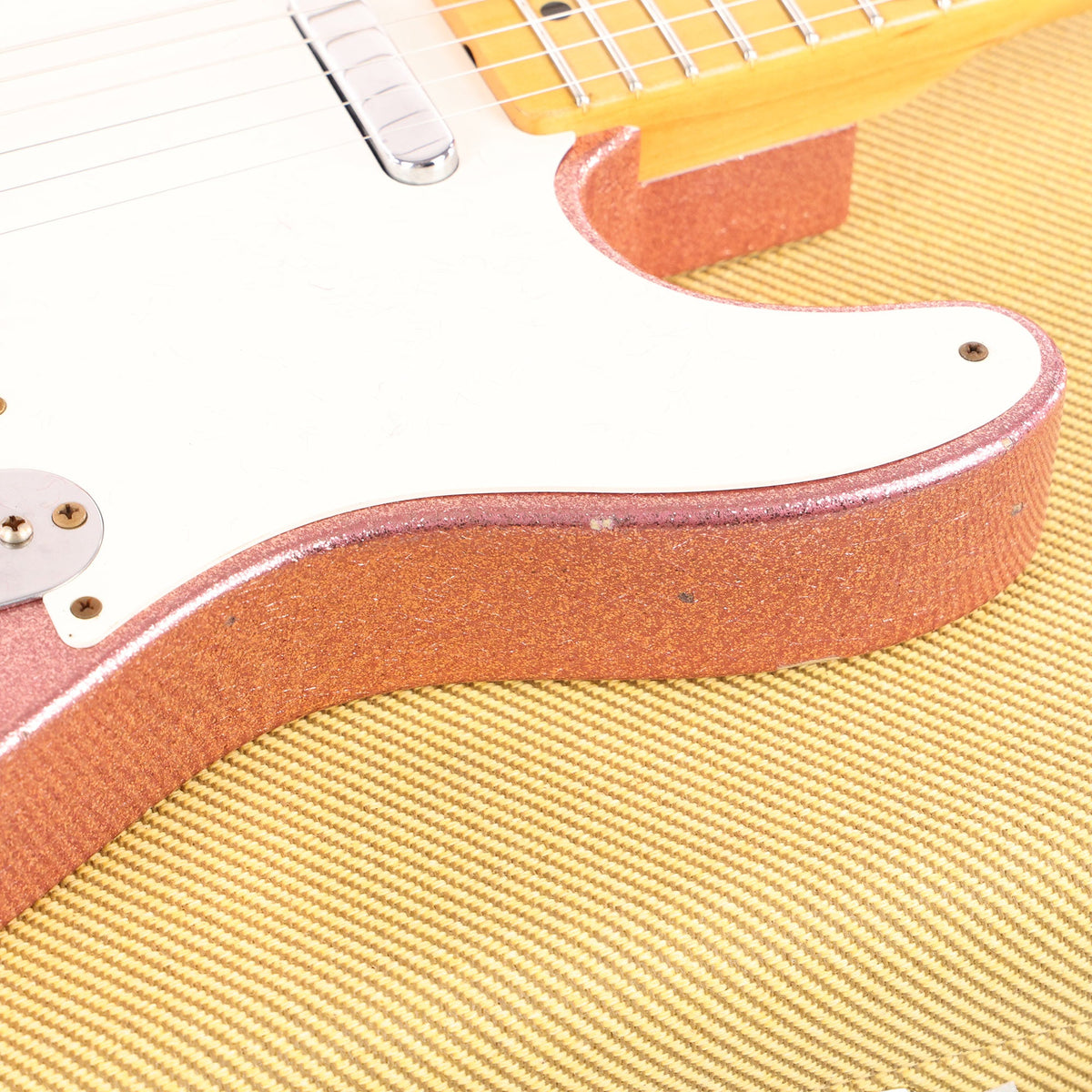Fender Custom Shop Limited Edition 1955 Telecaster Relic Aged Champagne Sparkle 2021 — 10