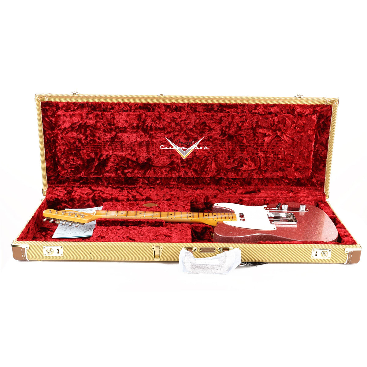 Fender Custom Shop Limited Edition 1955 Telecaster Relic Aged Champagne Sparkle 2021 — 12