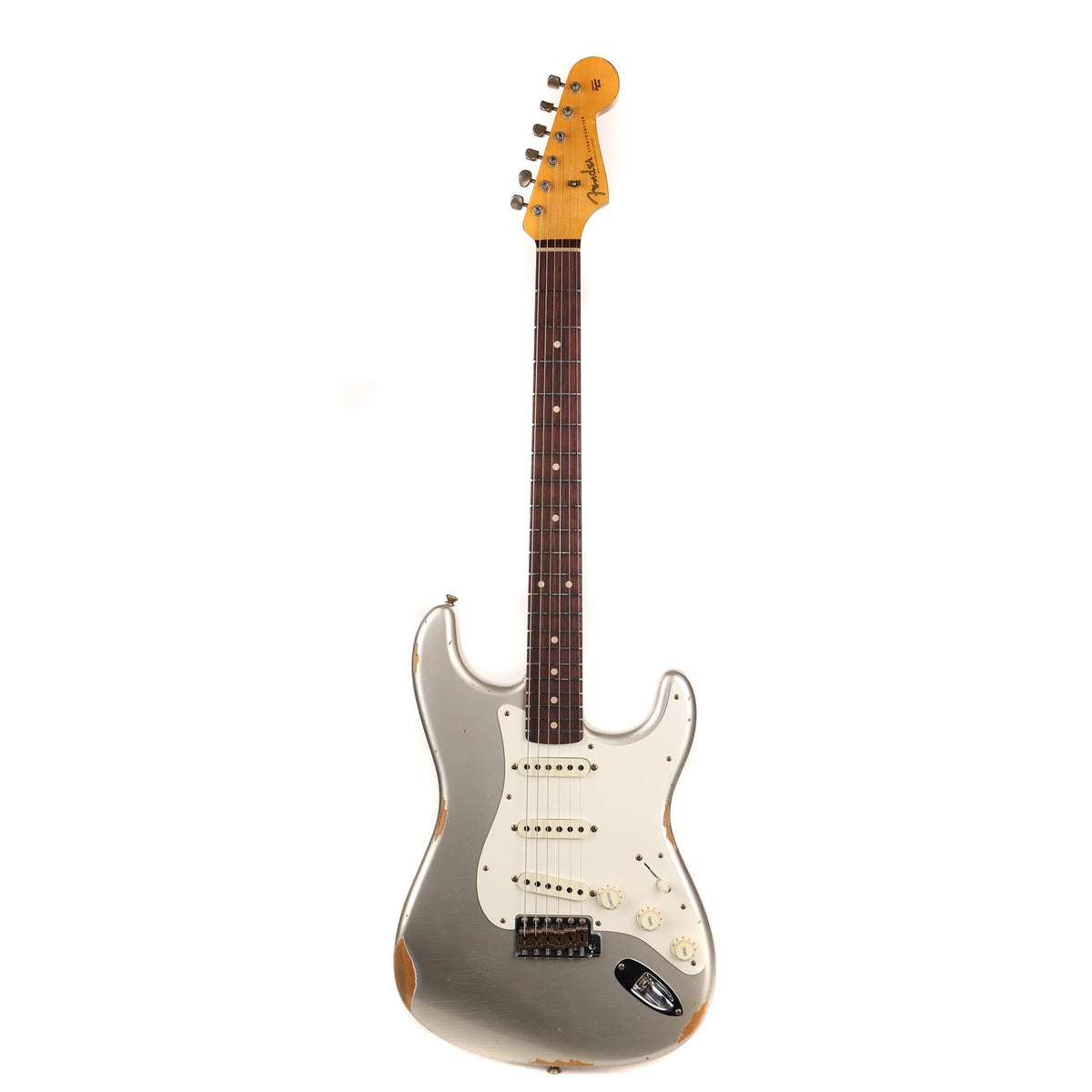 Fender Custom Shop Limited Edition 1959 Stratocaster Relic Aged Inca Silver — 2