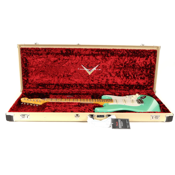 Fender Custom Shop Limited Edition 1957 Stratocaster Journeyman Relic Aged Seafoam Green