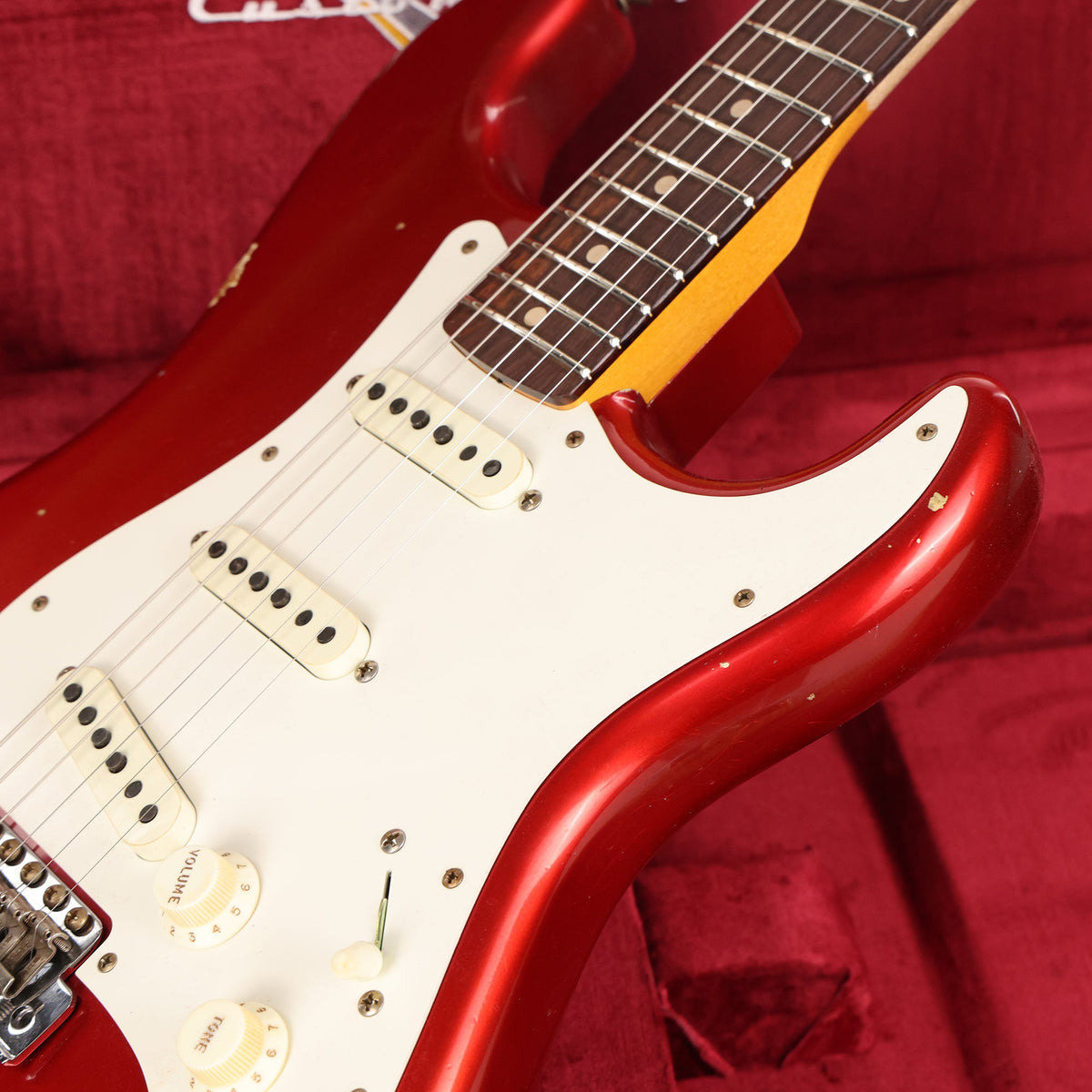 Fender Custom Shop Limited Edition 1959 Stratocaster Relic Faded Aged Candy Apple Red — 9