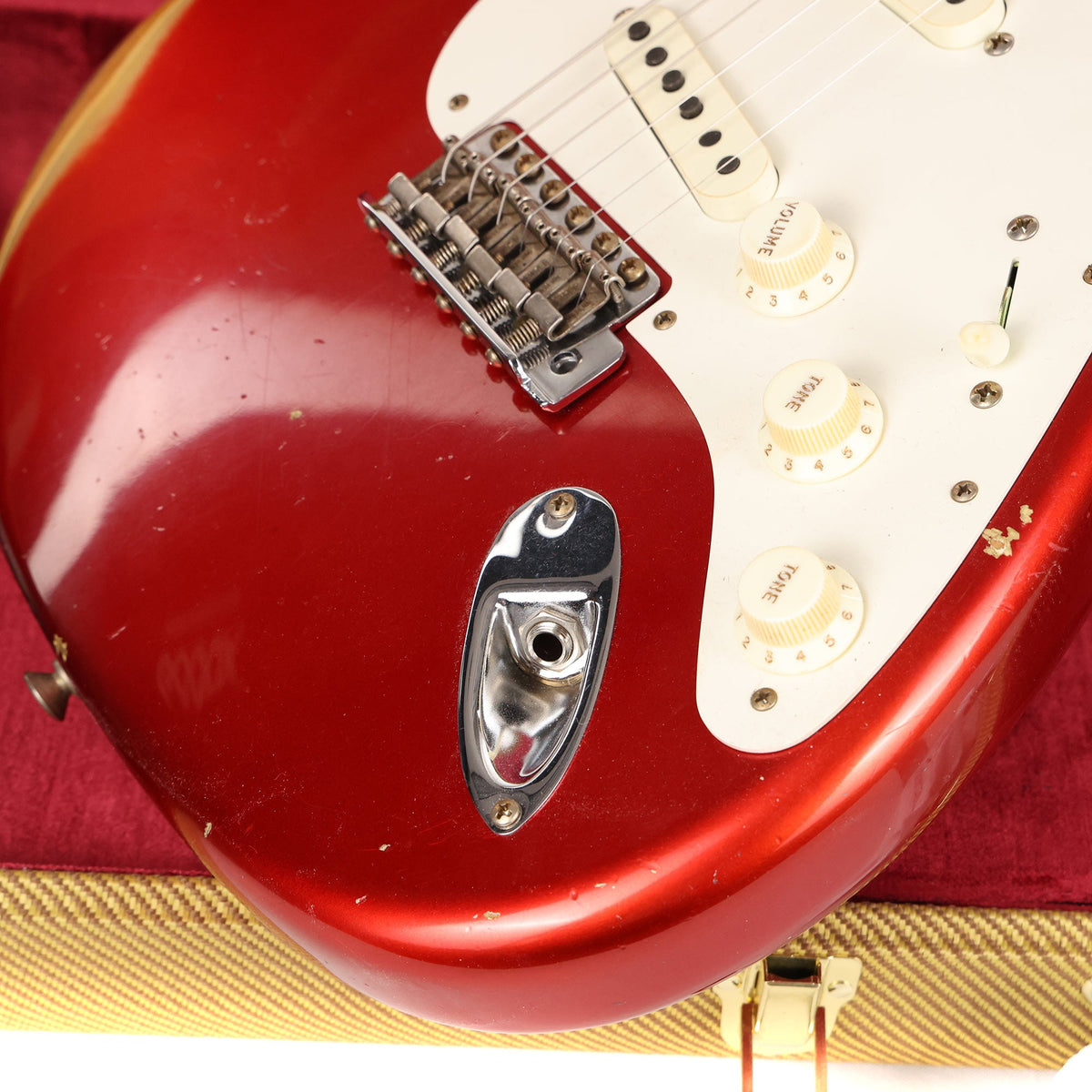 Fender Custom Shop Limited Edition 1959 Stratocaster Relic Faded Aged Candy Apple Red — 10