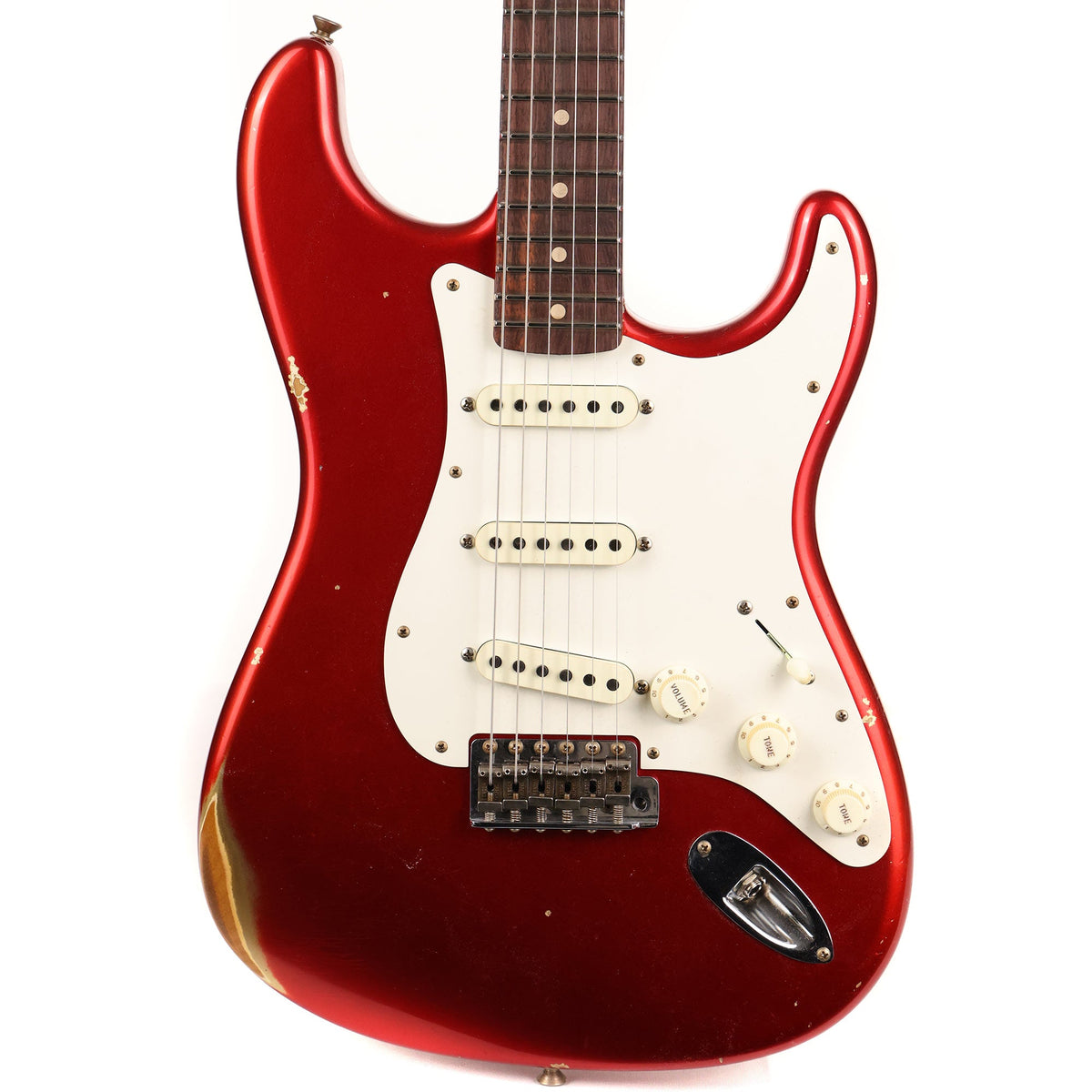 Fender Custom Shop Limited Edition 1959 Stratocaster Relic Faded Aged Candy Apple Red — 1