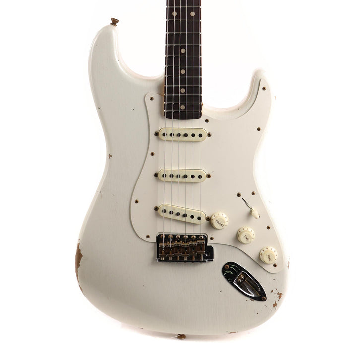Fender Custom Shop Limited Edition 1959 Stratocaster Relic Aged Olympic White