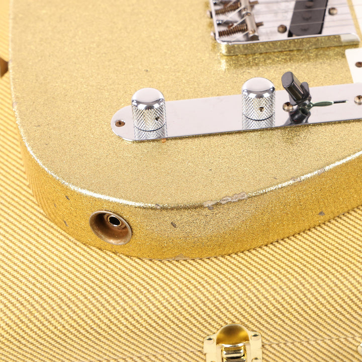 Fender Custom Shop Limited Edition 1955 Telecaster Relic Aged Gold Sparkle