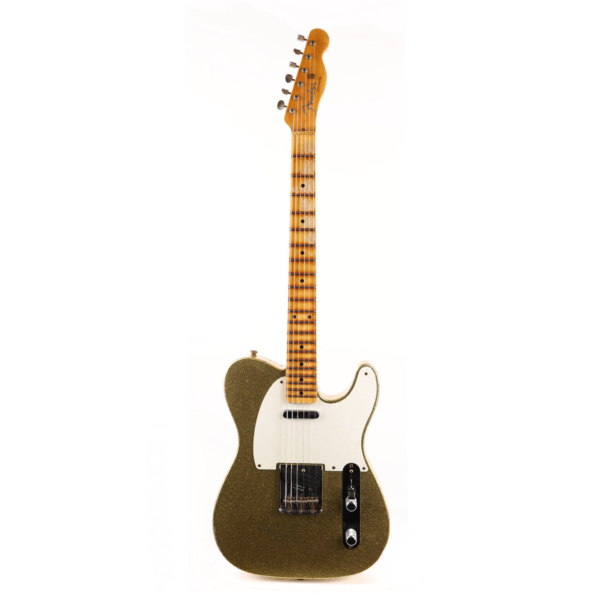 Fender Custom Shop Limited Edition 1955 Telecaster Relic Aged Gold Sparkle — 2