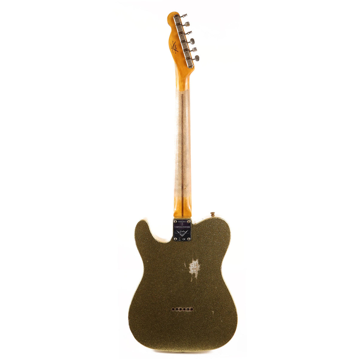 Fender Custom Shop Limited Edition 1955 Telecaster Relic Aged Gold Sparkle — 3