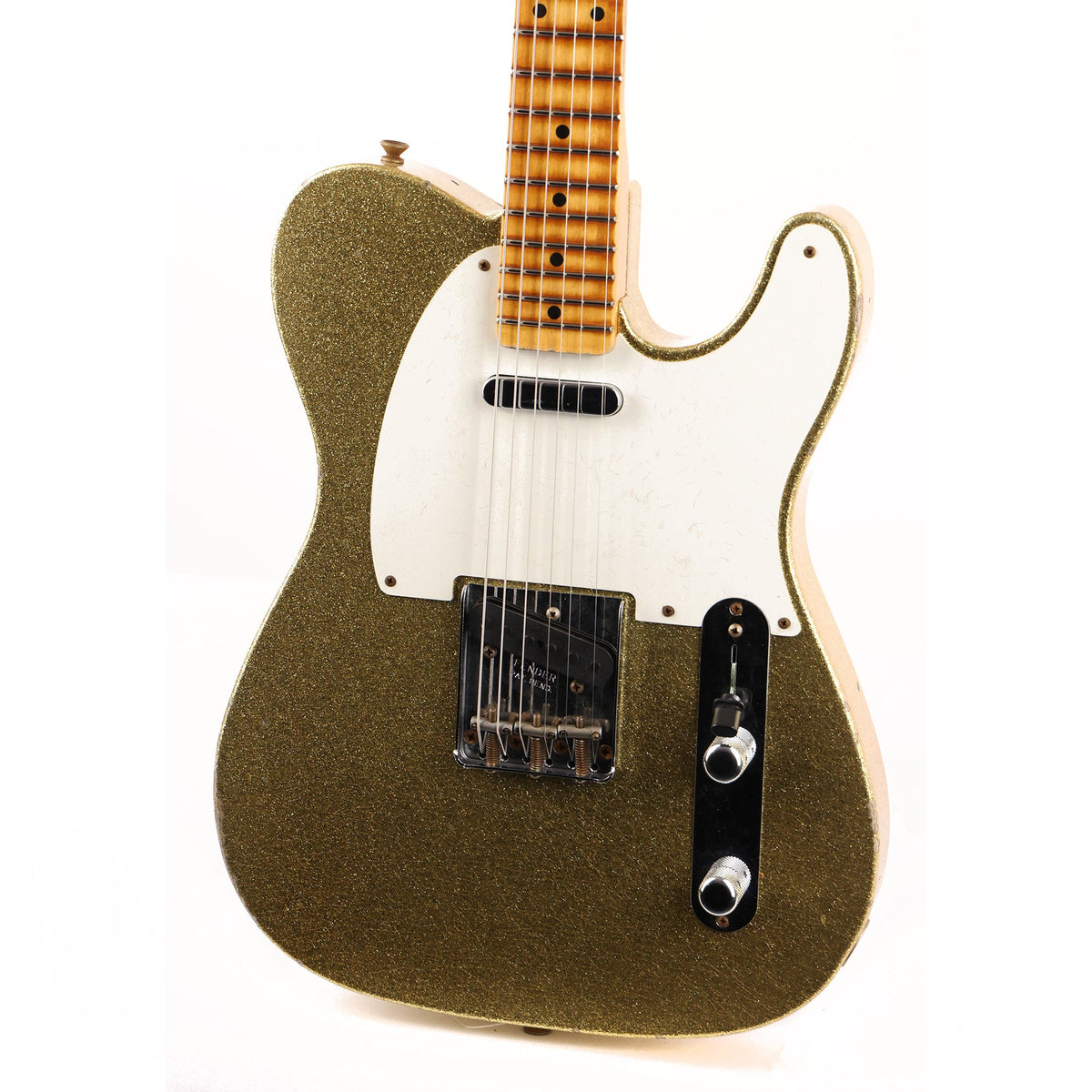 Fender Custom Shop Limited Edition 1955 Telecaster Relic Aged Gold Sparkle — 6