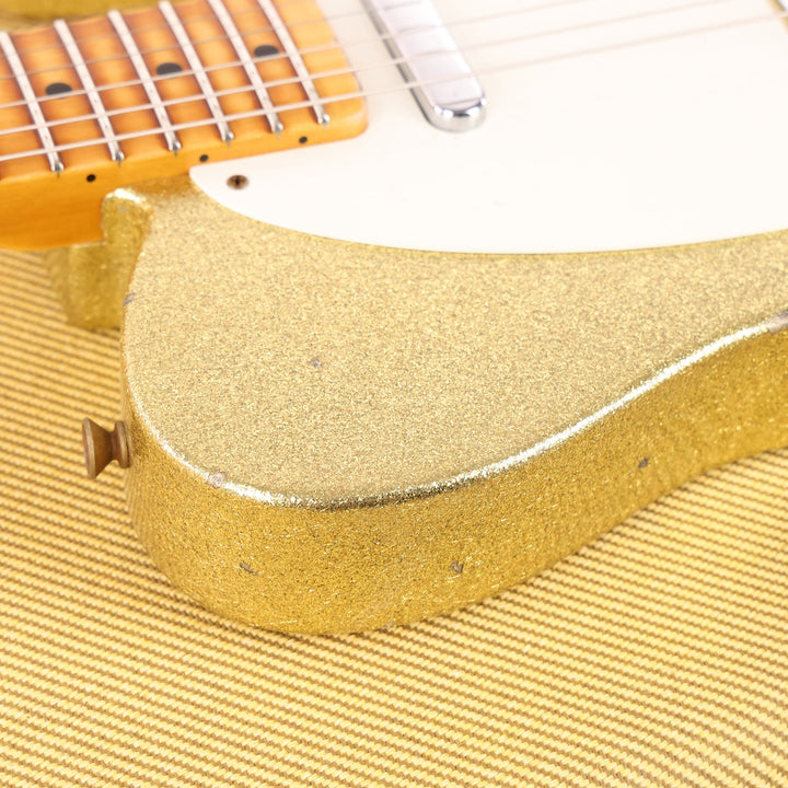 Fender Custom Shop Limited Edition 1955 Telecaster Relic Aged Gold Sparkle