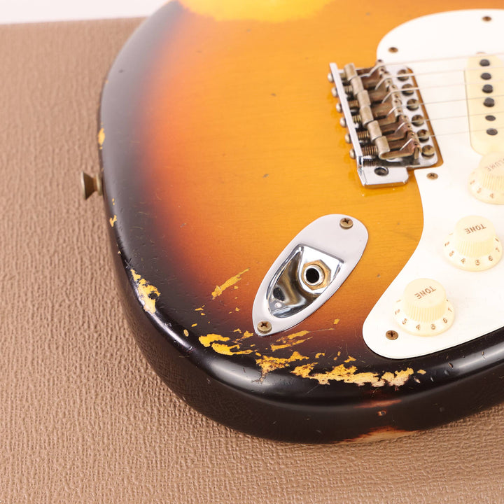 Fender Custom Shop 1959 Stratocaster Heavy Relic Faded Aged Chocolate 3-Tone Sunburst
