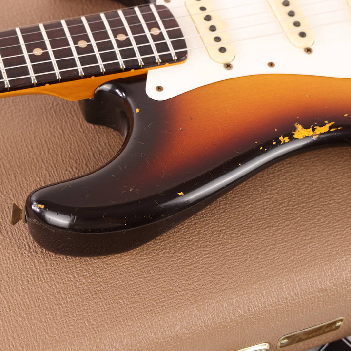 Fender Custom Shop 1959 Stratocaster Heavy Relic Faded Aged Chocolate 3-Tone Sunburst