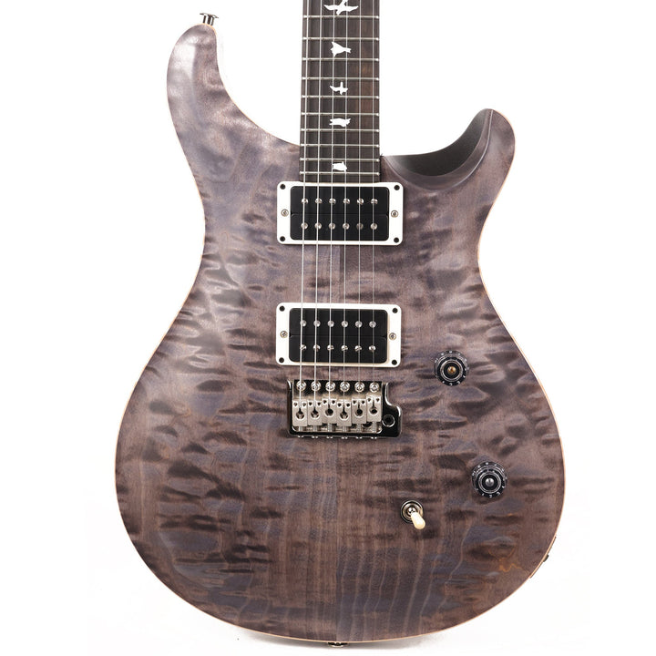 PRS Wood Library CE24 Satin Quilt Top Music Zoo Exclusive Faded Grey Black Purple Burst