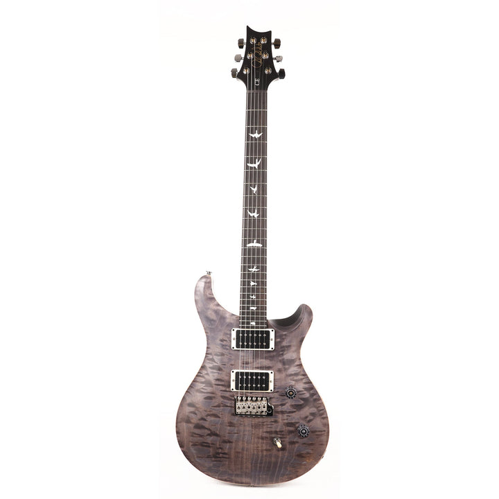 PRS Wood Library CE24 Satin Quilt Top Music Zoo Exclusive Faded Grey Black Purple Burst