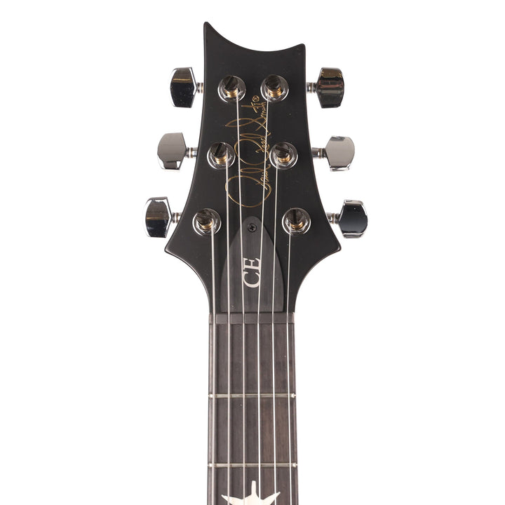 PRS Wood Library CE24 Satin Quilt Top Music Zoo Exclusive Faded Grey Black Purple Burst