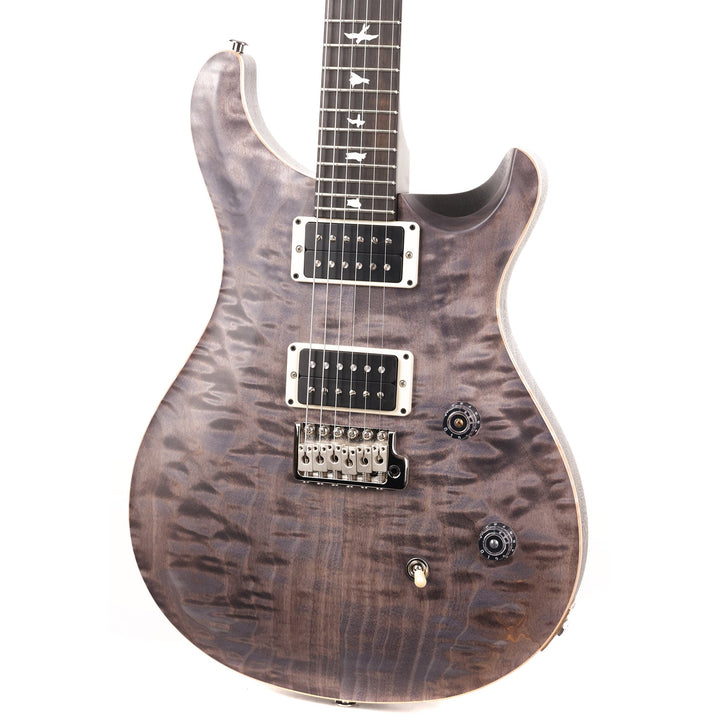 PRS Wood Library CE24 Satin Quilt Top Music Zoo Exclusive Faded Grey Black Purple Burst