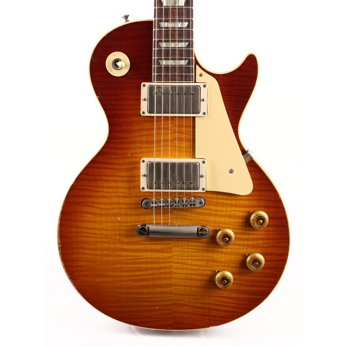 Gibson Custom Shop '59 Les Paul Reissue Aged Orange Sunset Fade Made 2 Measure — 1