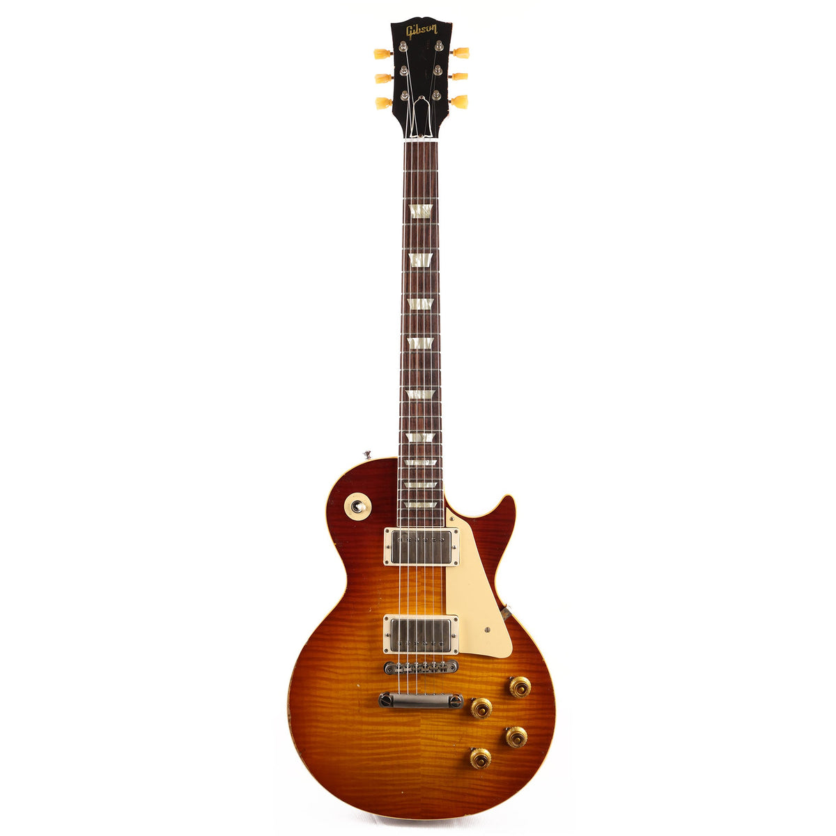 Gibson Custom Shop '59 Les Paul Reissue Aged Orange Sunset Fade Made 2 Measure — 2