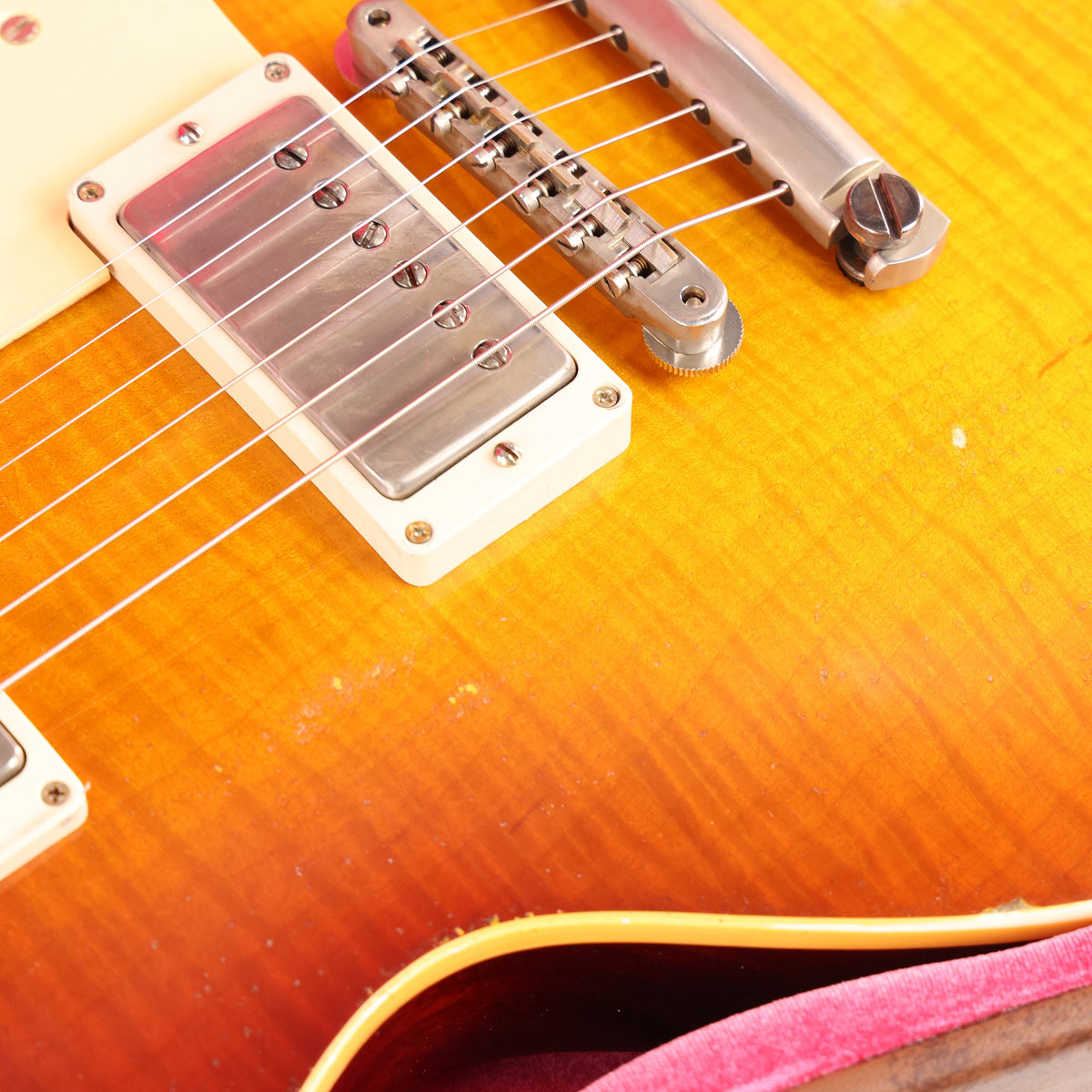 Gibson Custom Shop '59 Les Paul Reissue Aged Orange Sunset Fade Made 2 Measure — 7