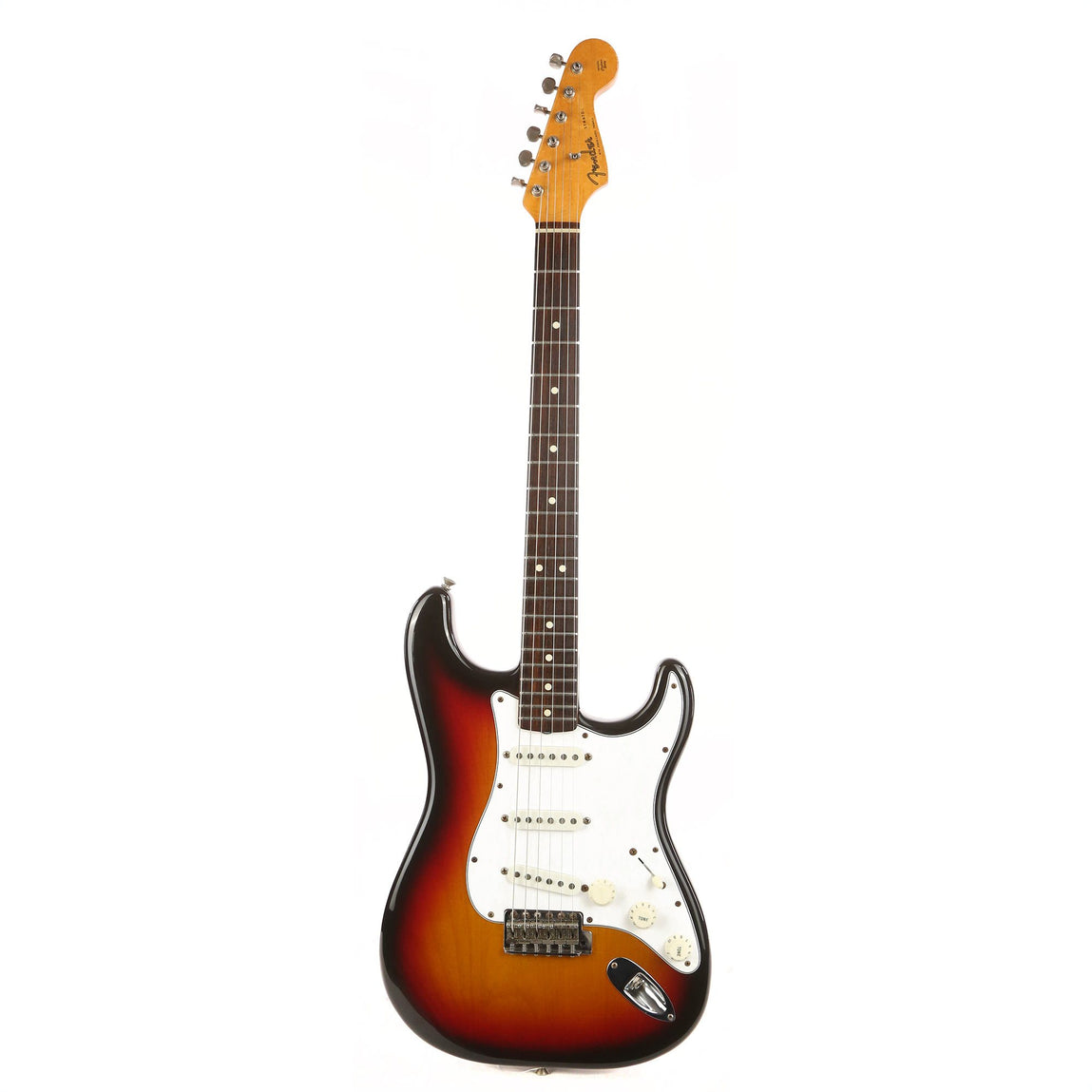 ギター Fender AmericanVintage Stratocaster 1983 1983 Fender Fullerton '62 Stratocaster Reissue 3-Tone Sunburst