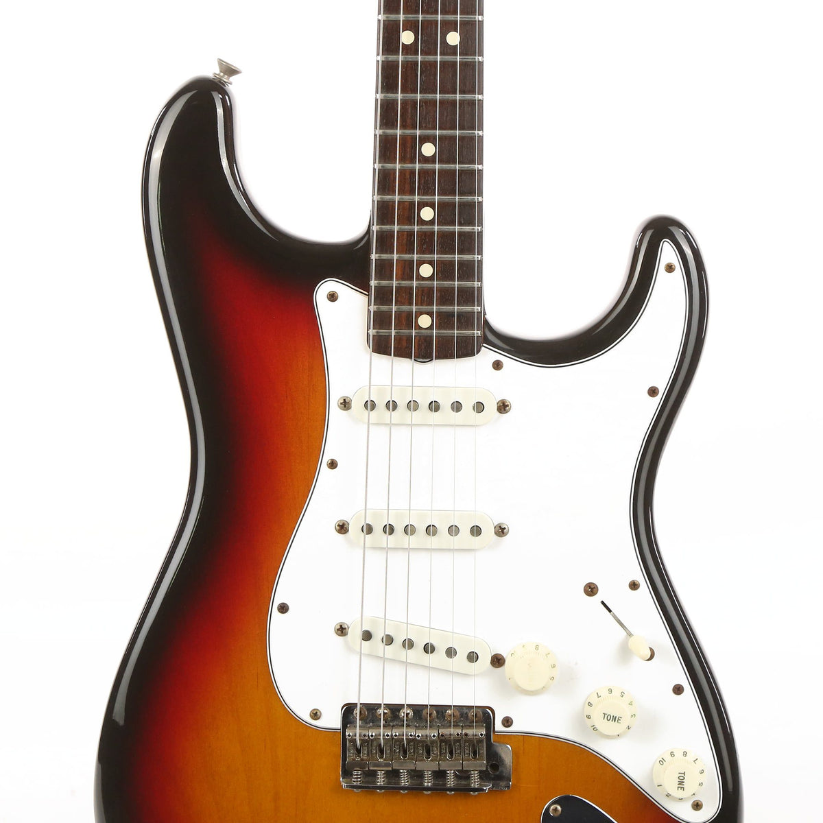 1983 Fender Fullerton '62 Stratocaster Reissue 3-Tone Sunburst — 6
