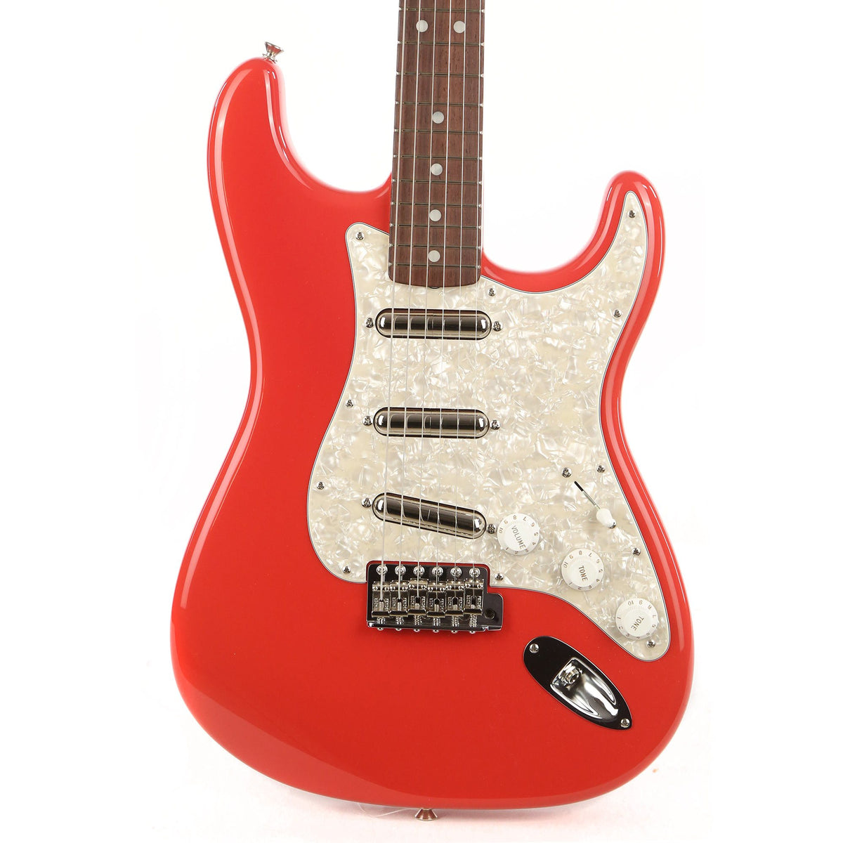 Fender Custom Shop 1965 Stratocaster NOS Fiesta Red Lipstick Pickups Matching Headstock 2010 — 1