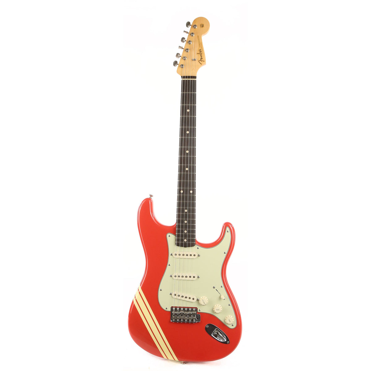 Fender Custom Shop 1960 Stratocaster Closet Classic Fiesta Red with Racing Stripe 2007 NAMM Limited — 2